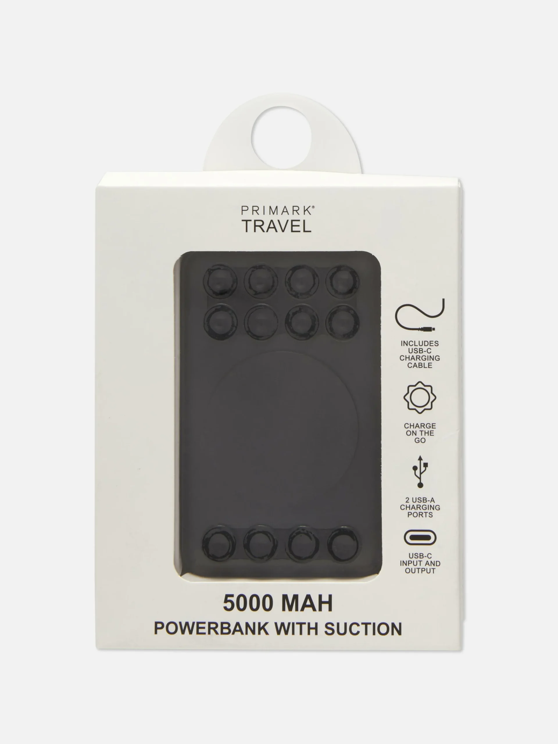 5000 MAh Powerbank Met Zuignappen