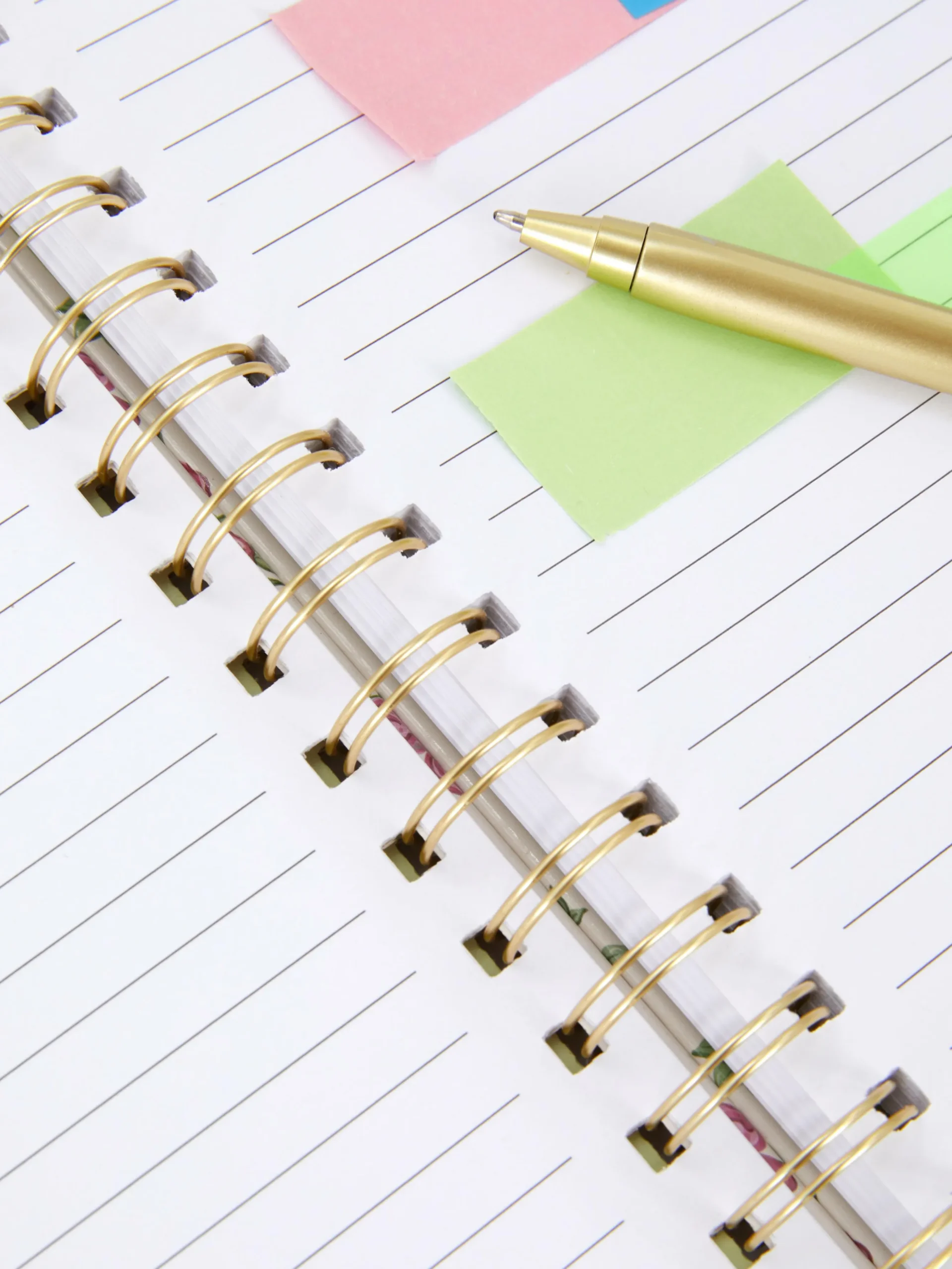 A5 Notitieboek Met Rozenpatroon