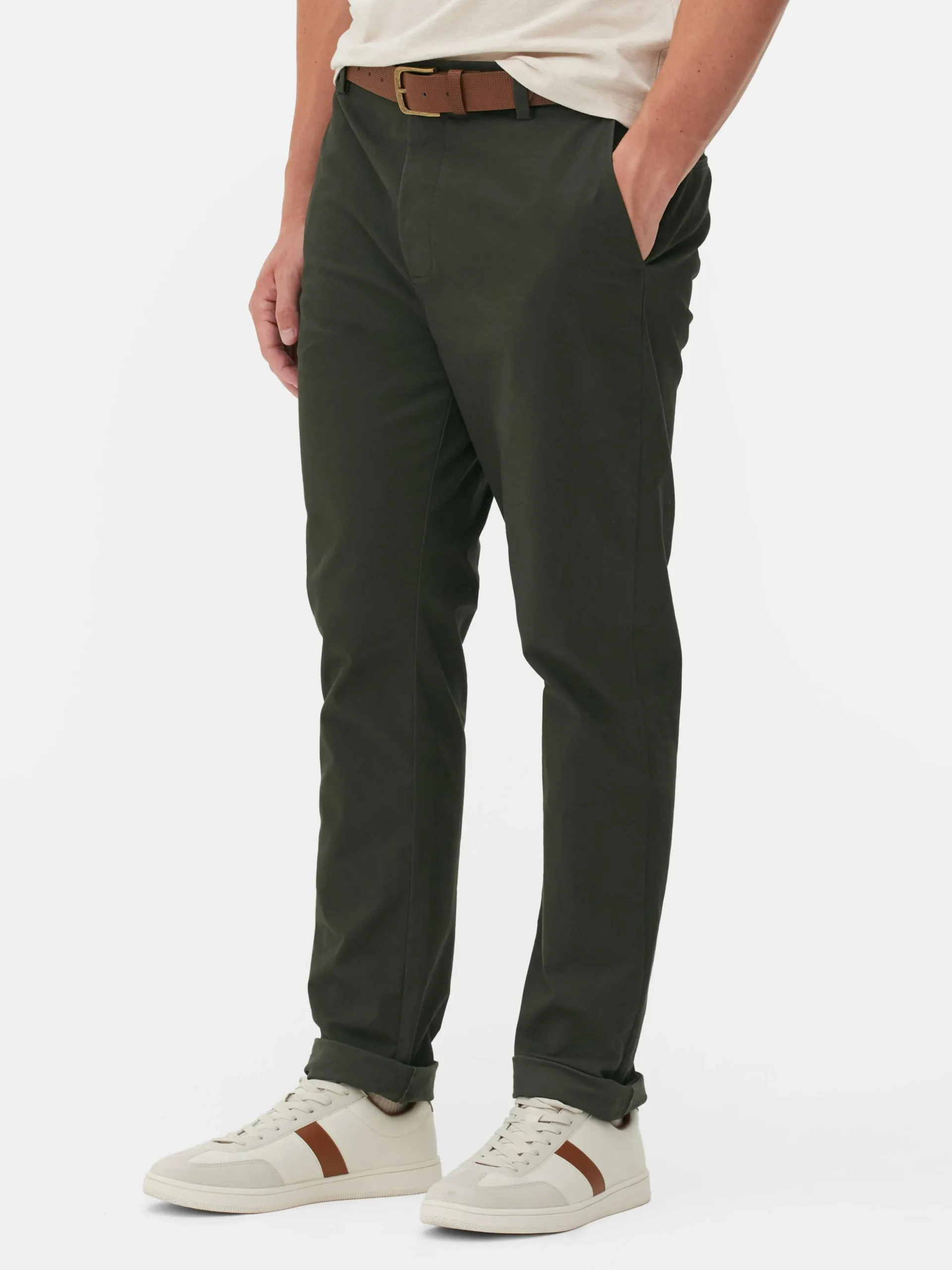 Aansluitende Chinobroek Met Stretch