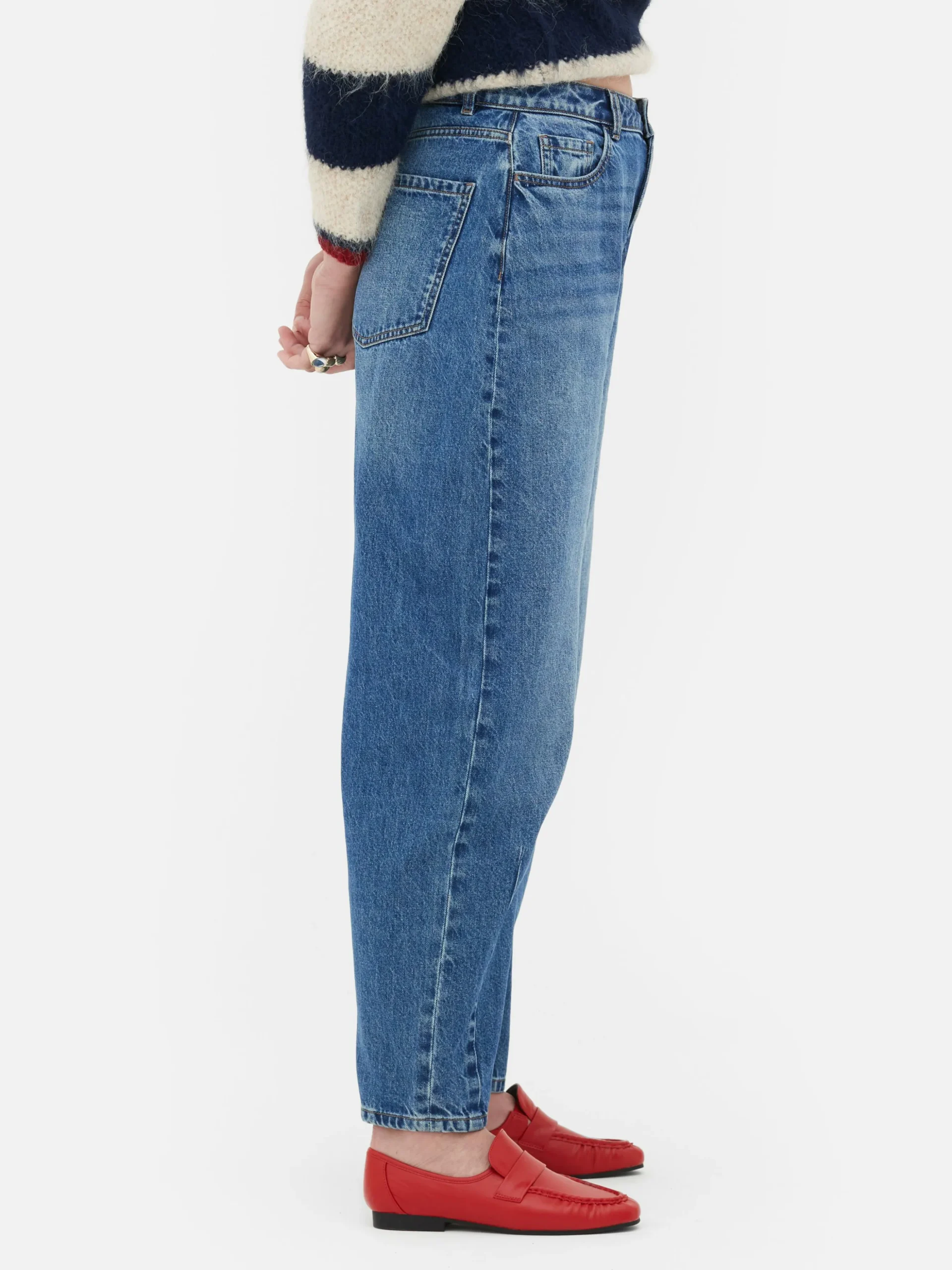 Acid Wash Barrel-jeans Rita Ora
