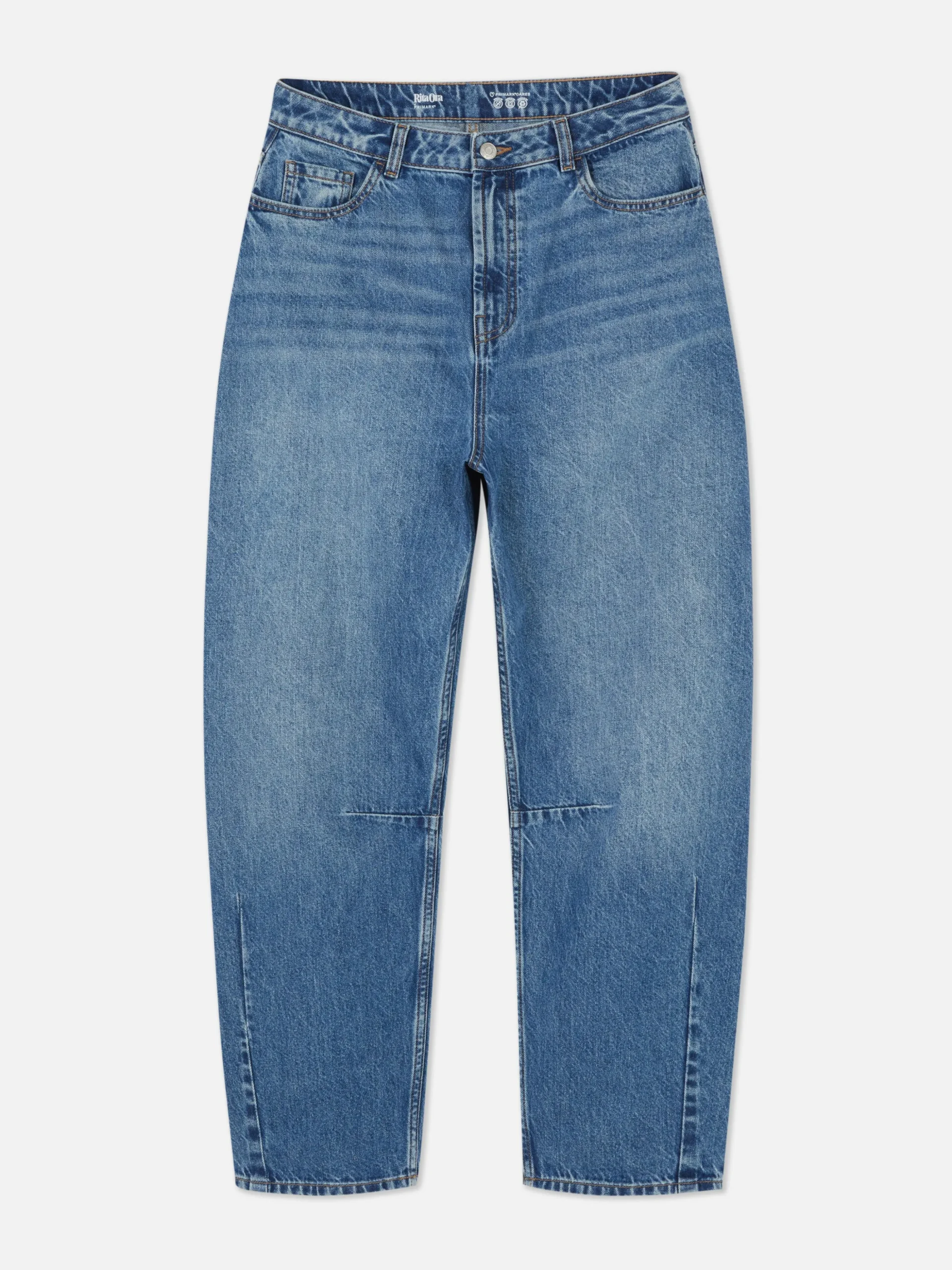 Acid Wash Barrel-jeans Rita Ora