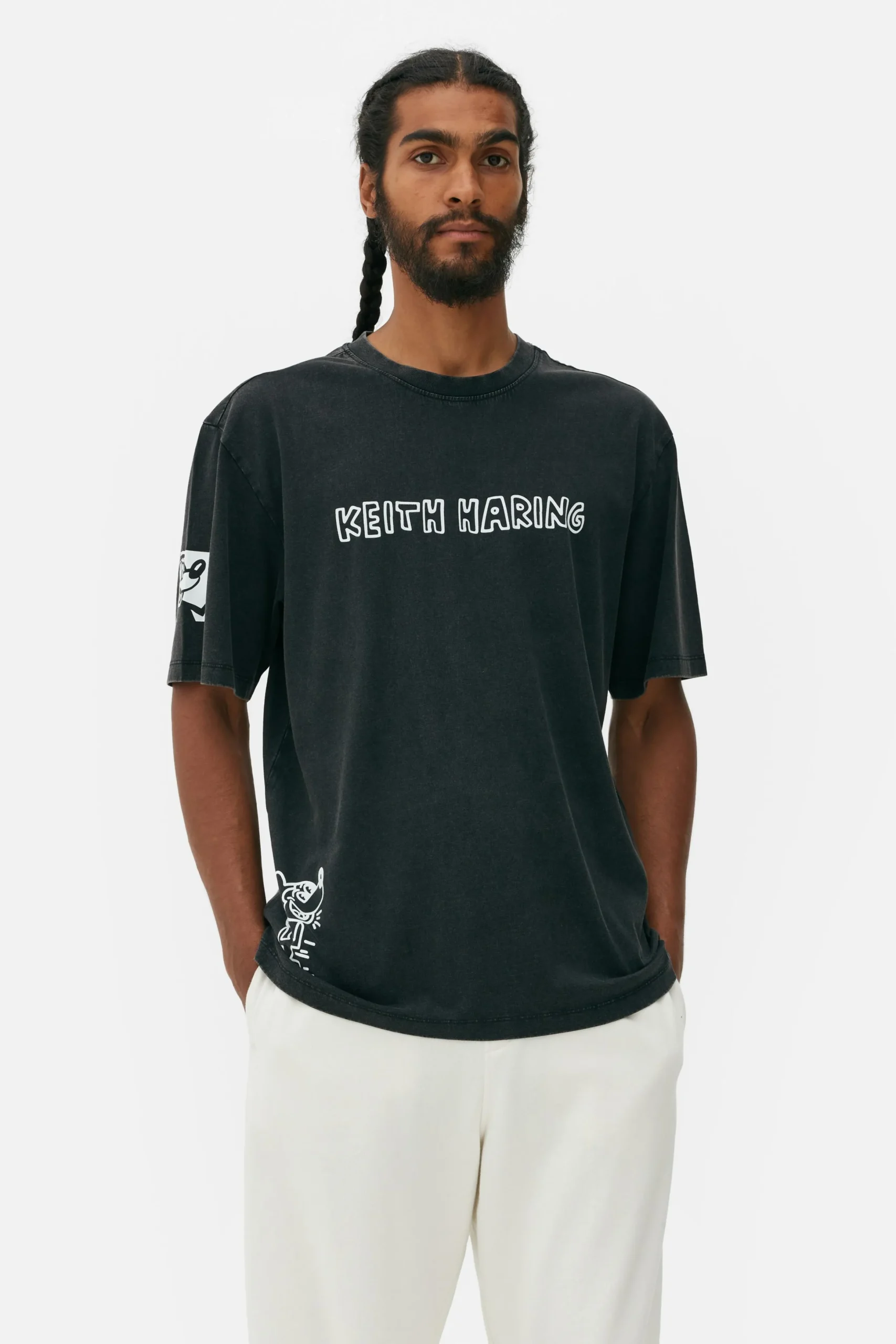 Acid Wash T-shirt Disney's Mickey Mouse X Keith Haring
