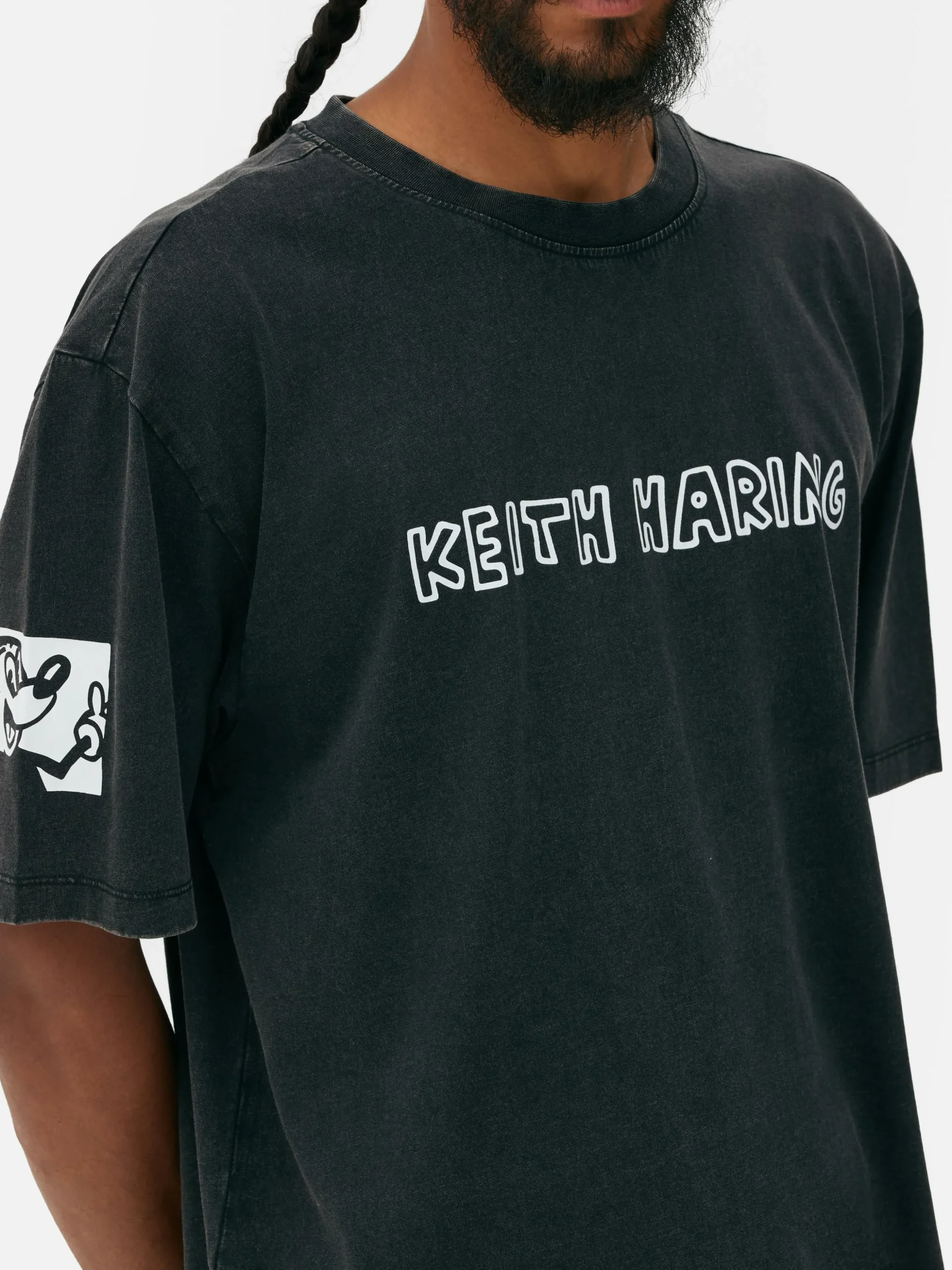 Acid Wash T-shirt Disney's Mickey Mouse X Keith Haring