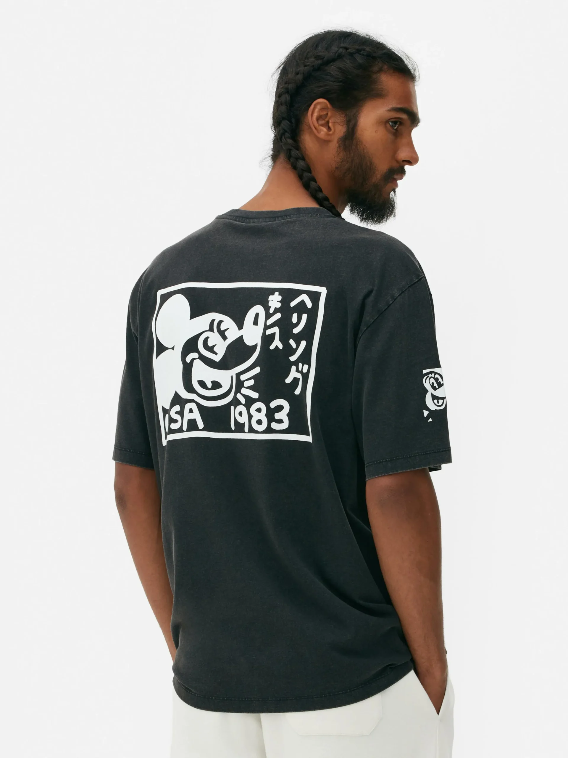 Acid Wash T-shirt Disney's Mickey Mouse X Keith Haring