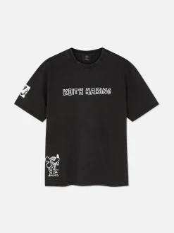 Acid Wash T-shirt Disney's Mickey Mouse X Keith Haring