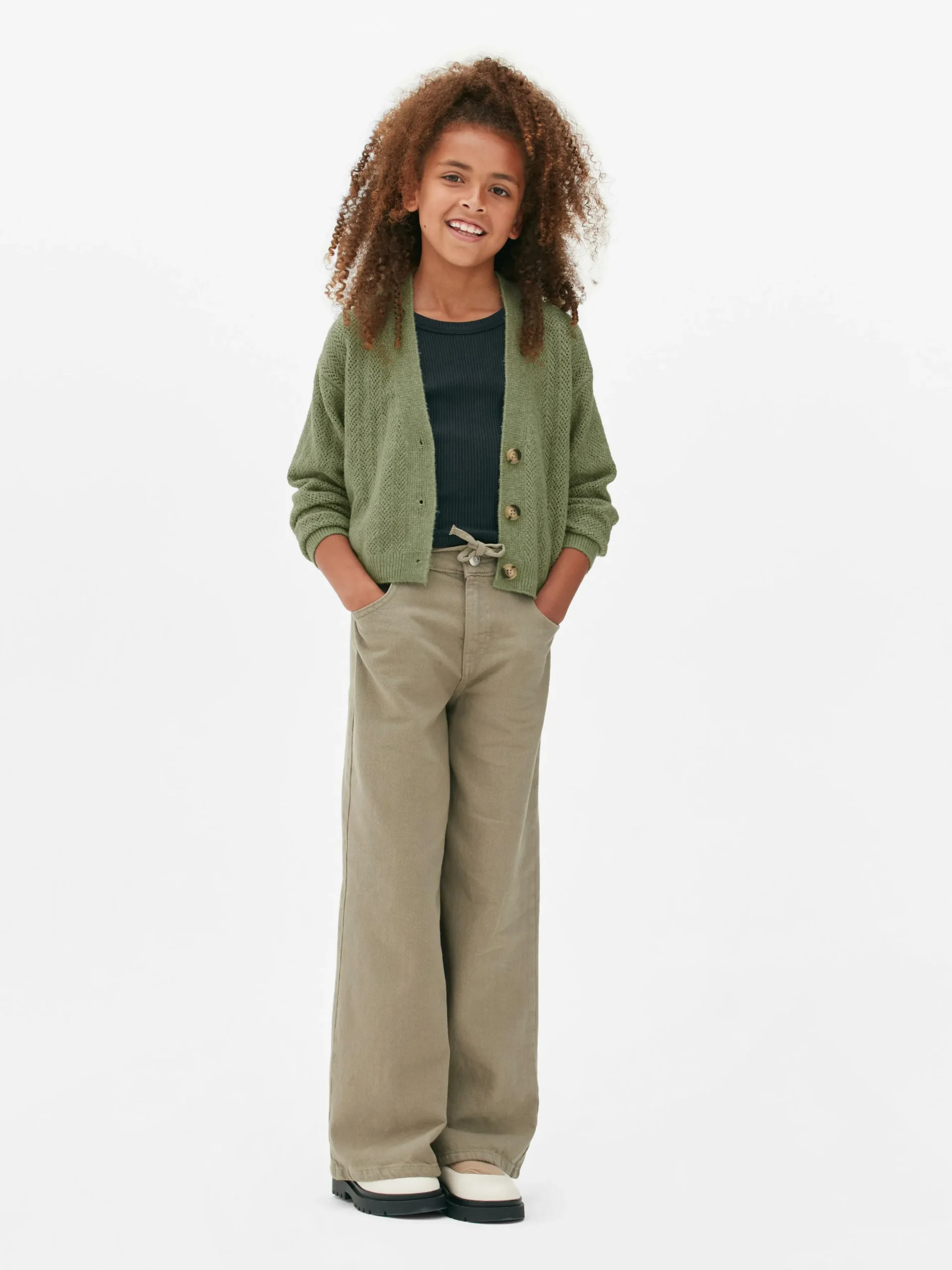 Ajour Vest Met V-hals
