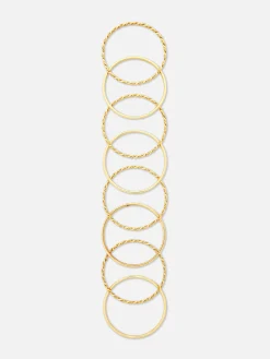 Armbanden Met Textuur, Set Van 8