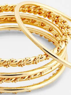 Armbanden Met Textuur, Set Van 8