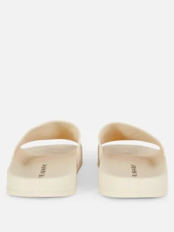 Badslippers Met Gehaakte Bandjes