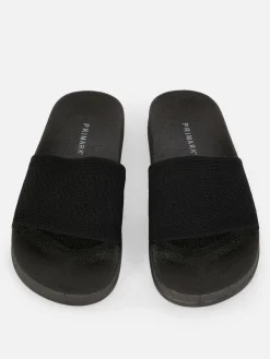 Badslippers Met Gehaakte Bandjes