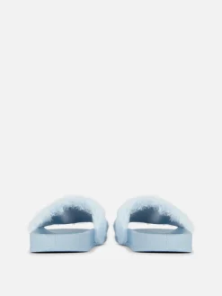 Badslippers Met Imitatiebont Disney's Stitch