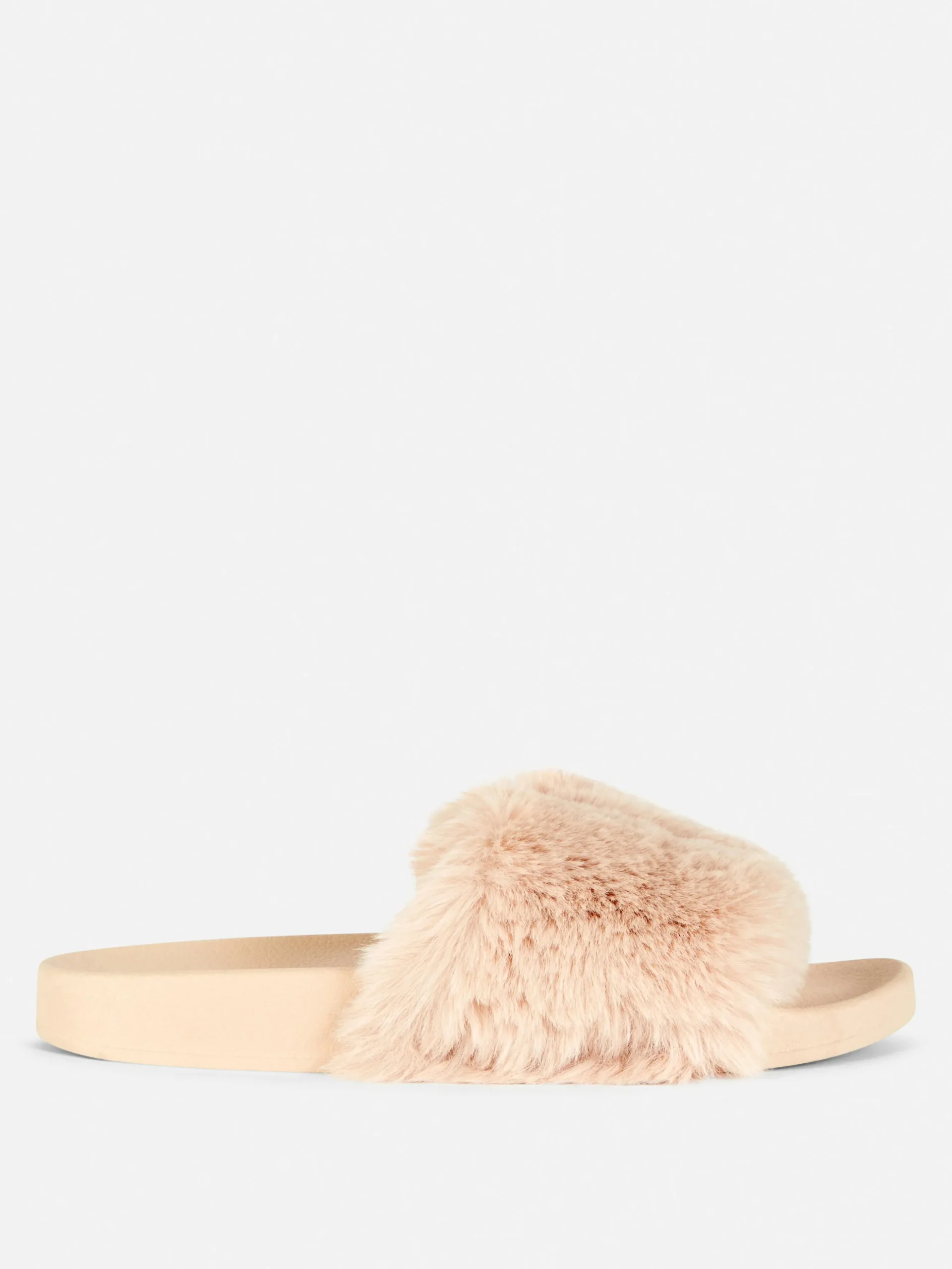 Badslippers Van Imitatiebont