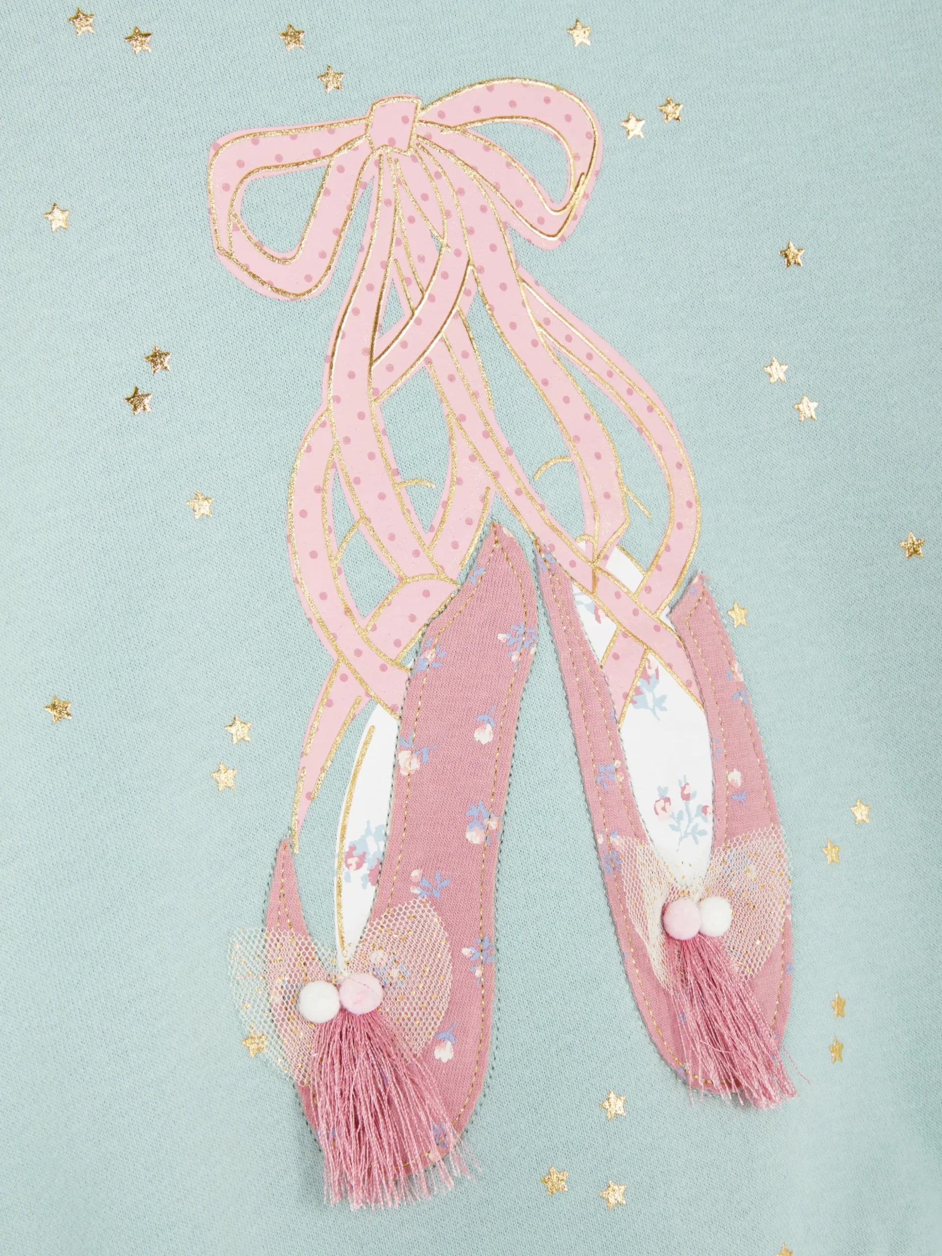 Ballerina's En Appliqué Sweatshirt