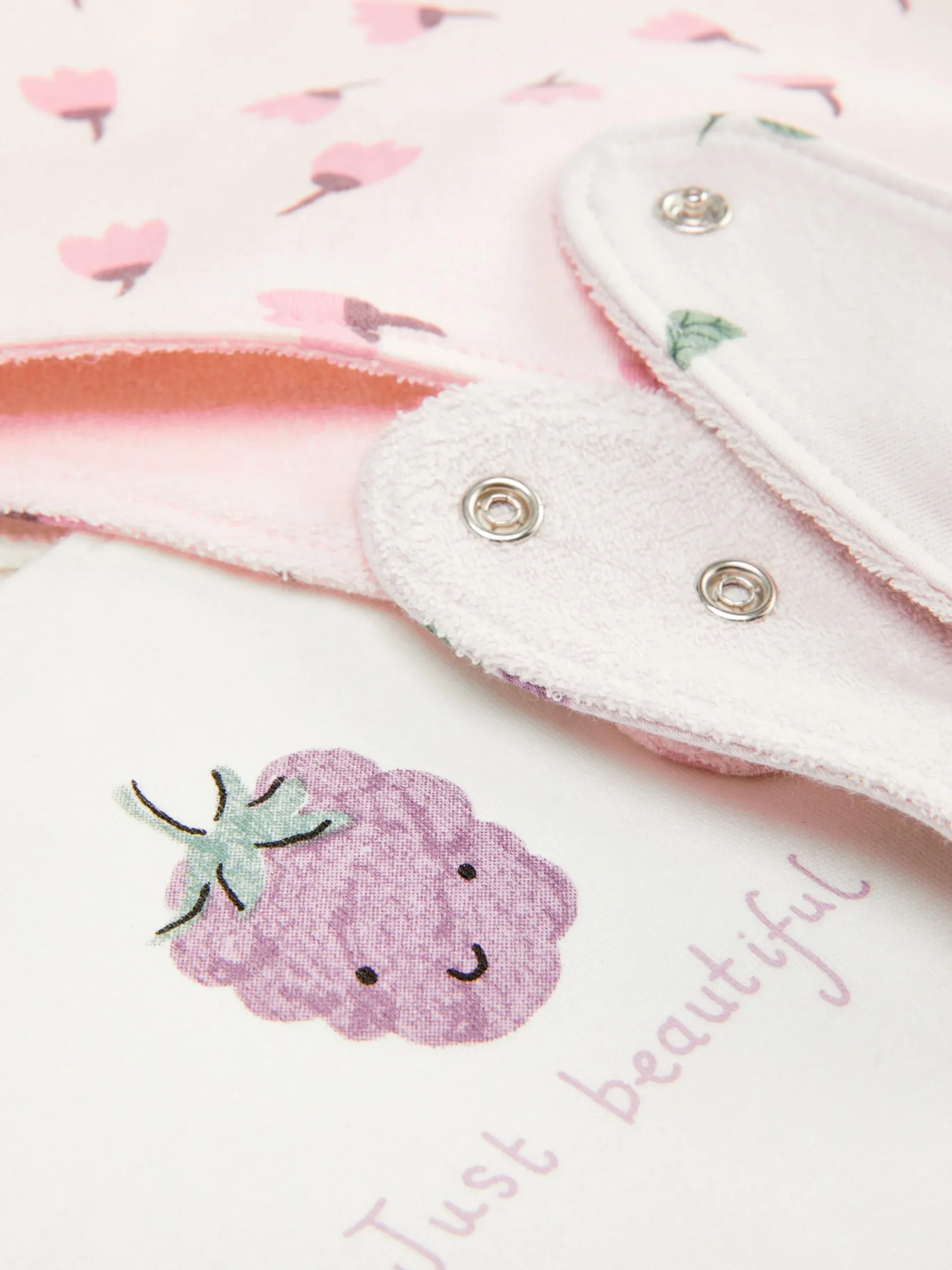 Bandana-slabbetjes Met Bessenprint, Set Van 3