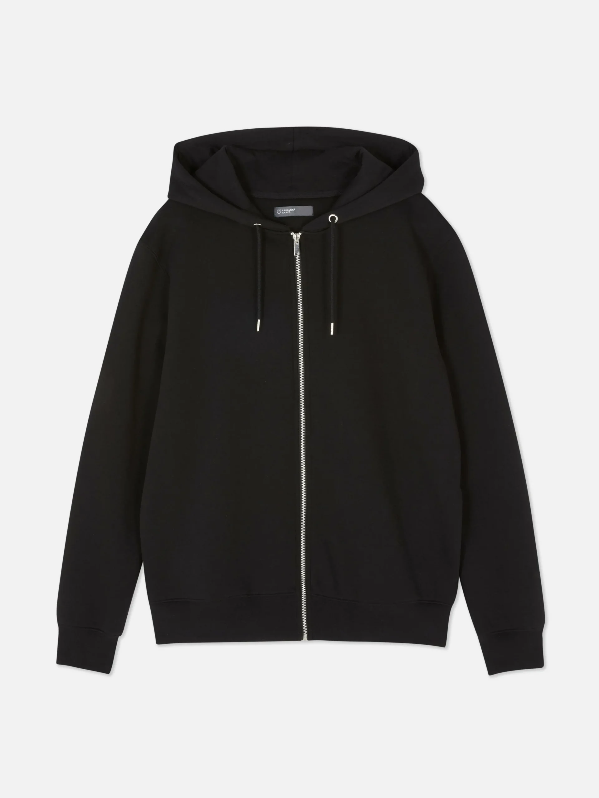 Basic Hoodie Met Lange Rits
