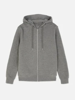 Basic Hoodie Met Lange Rits