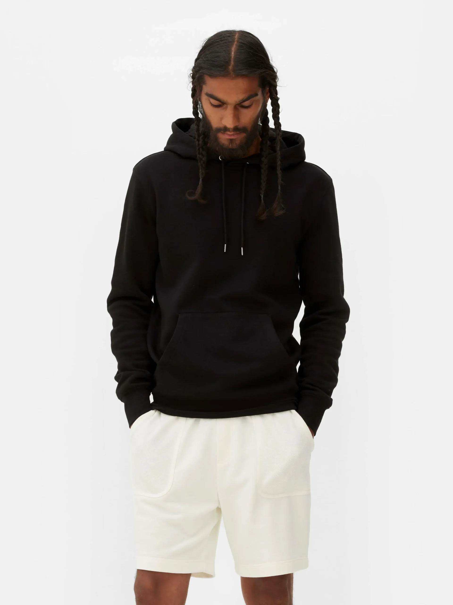 Basic Hoodie Met Regular Fit