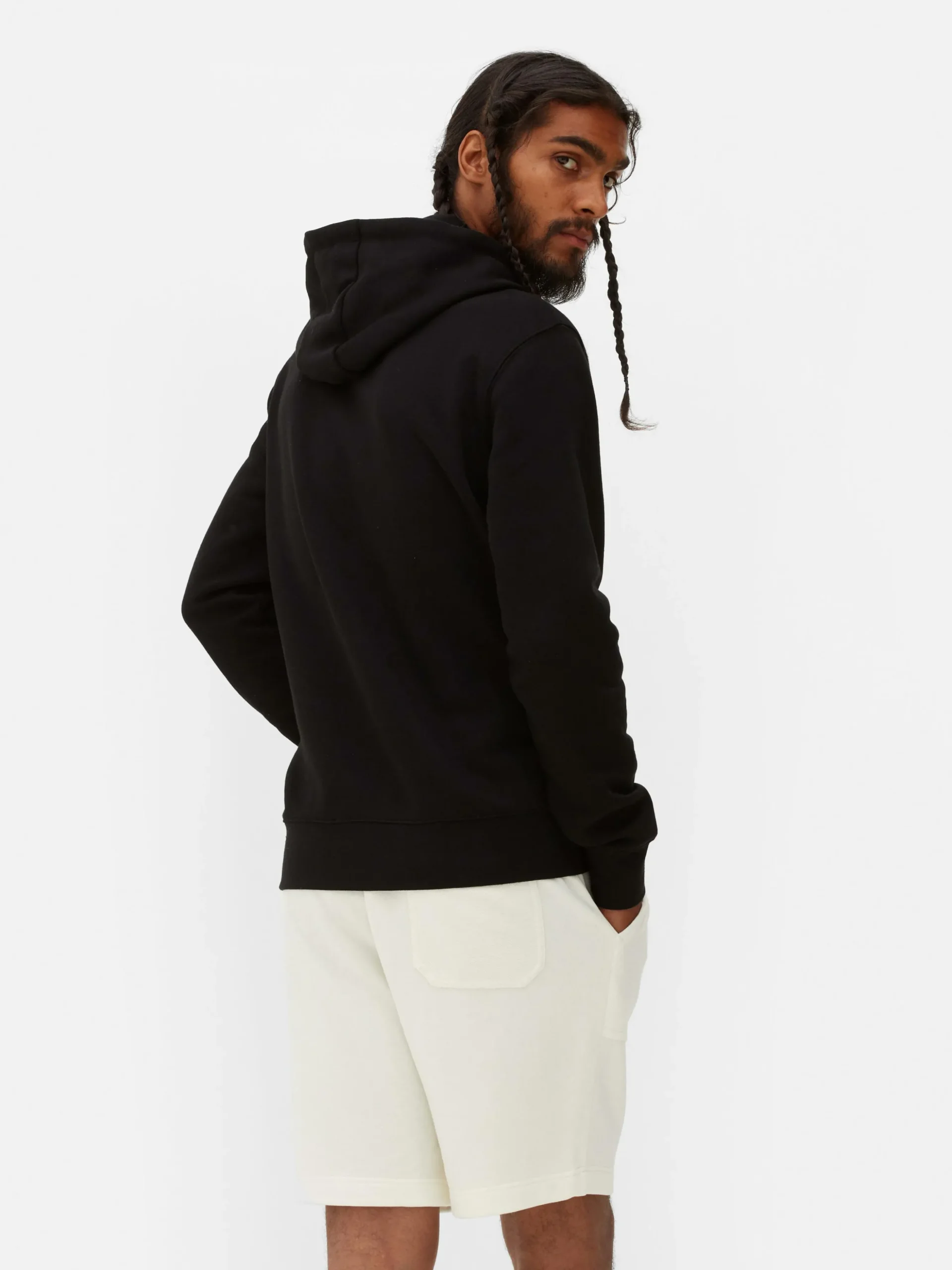 Basic Hoodie Met Regular Fit