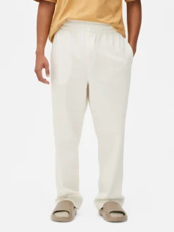 Basic Joggingbroek Met Rechte Pijpen