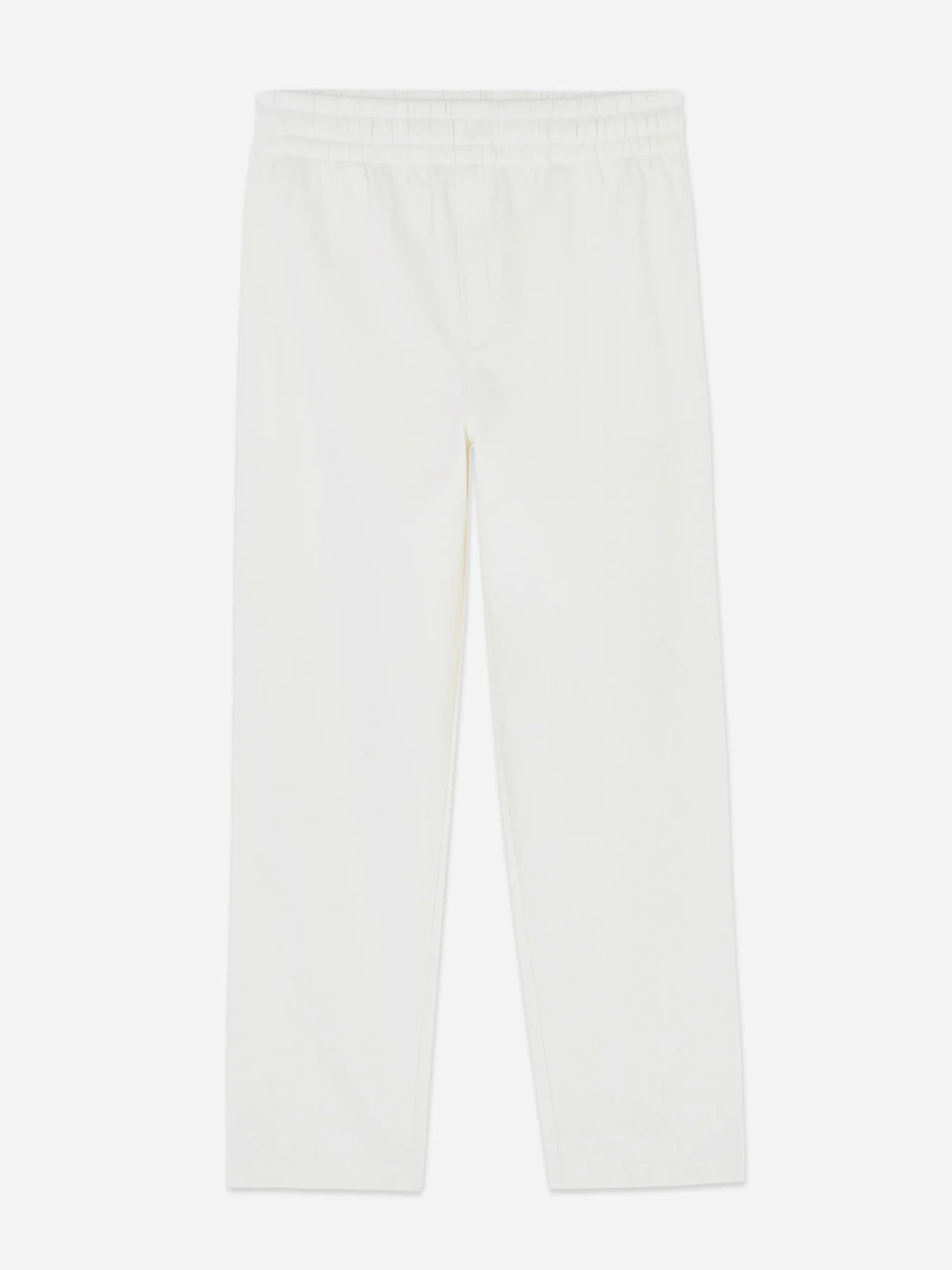 Basic Joggingbroek Met Rechte Pijpen