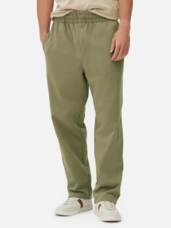 Basic Joggingbroek Met Rechte Pijpen