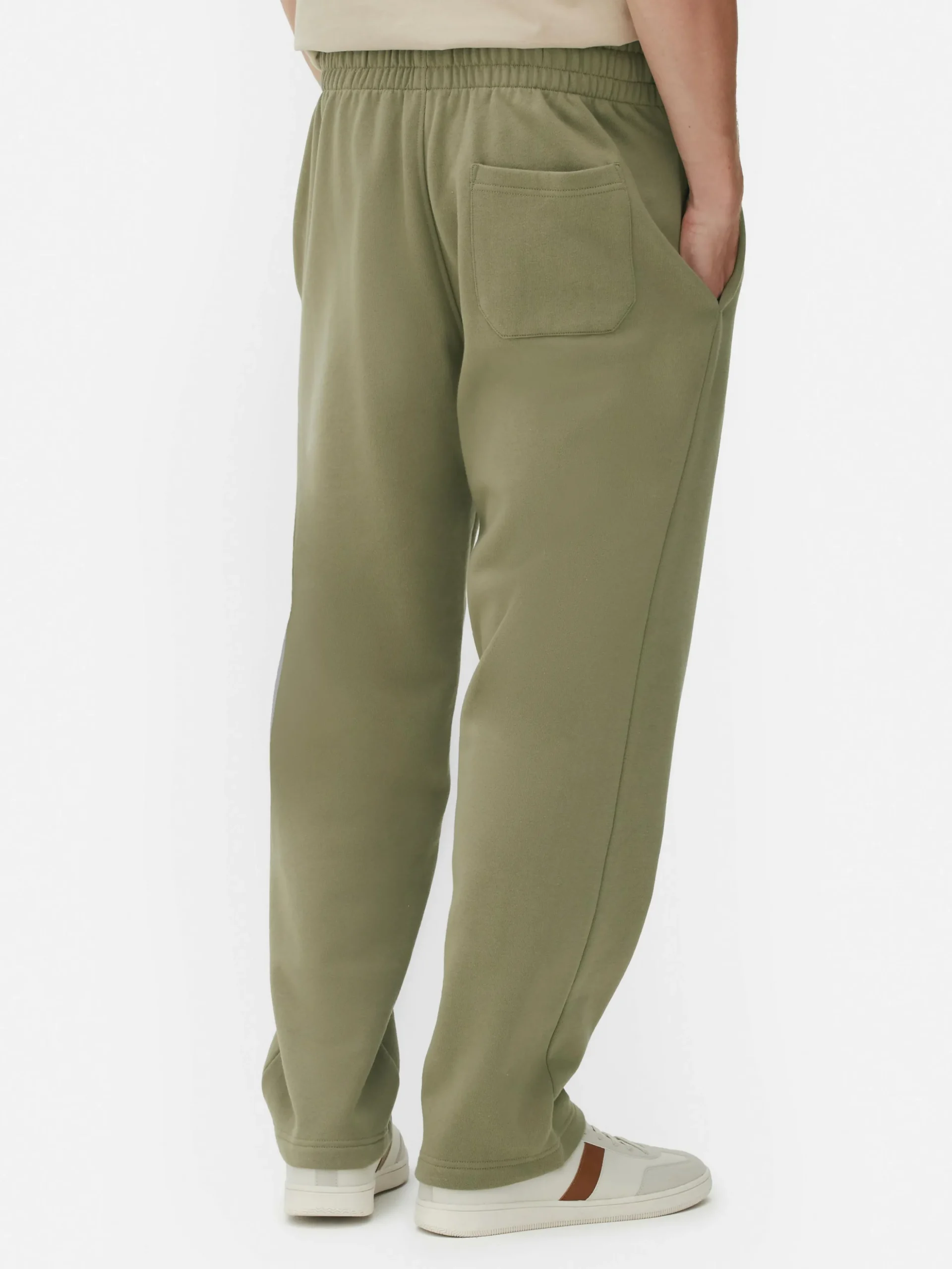 Basic Joggingbroek Met Rechte Pijpen