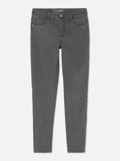 Basic Skinny Jeans Met Halfhoge Taille