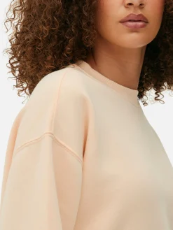 Basic Sweatshirt Met Ronde Hals