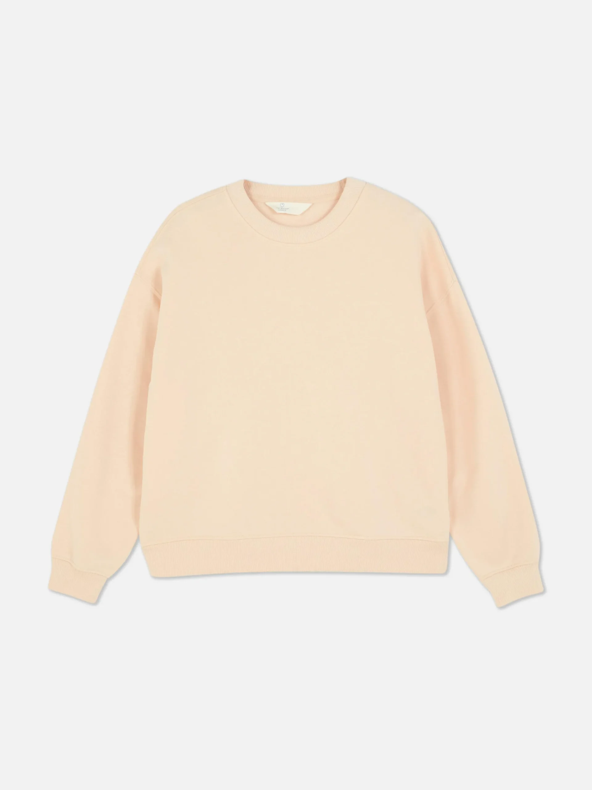 Basic Sweatshirt Met Ronde Hals