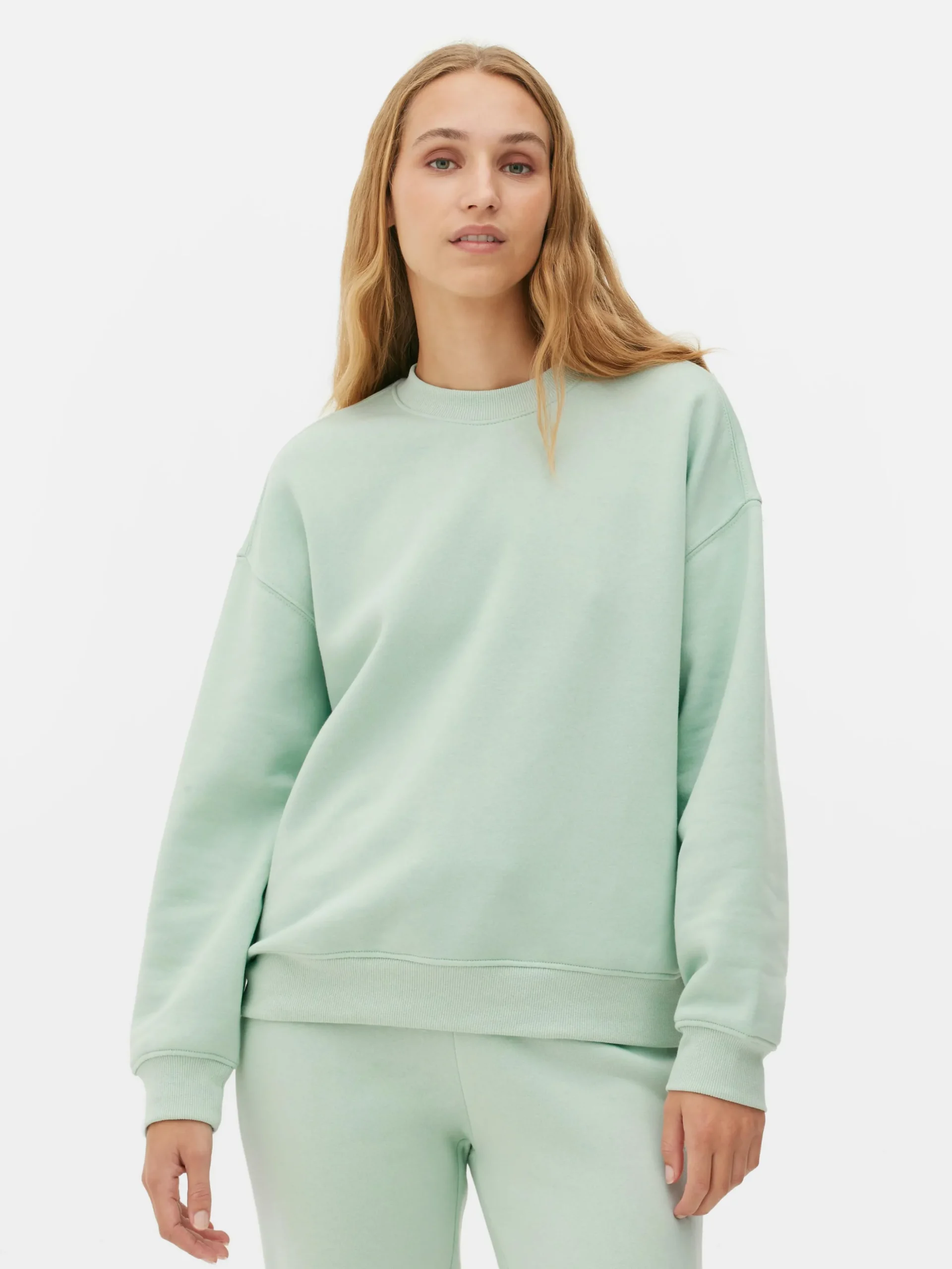 Basic Sweatshirt Met Ronde Hals