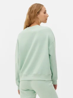 Basic Sweatshirt Met Ronde Hals