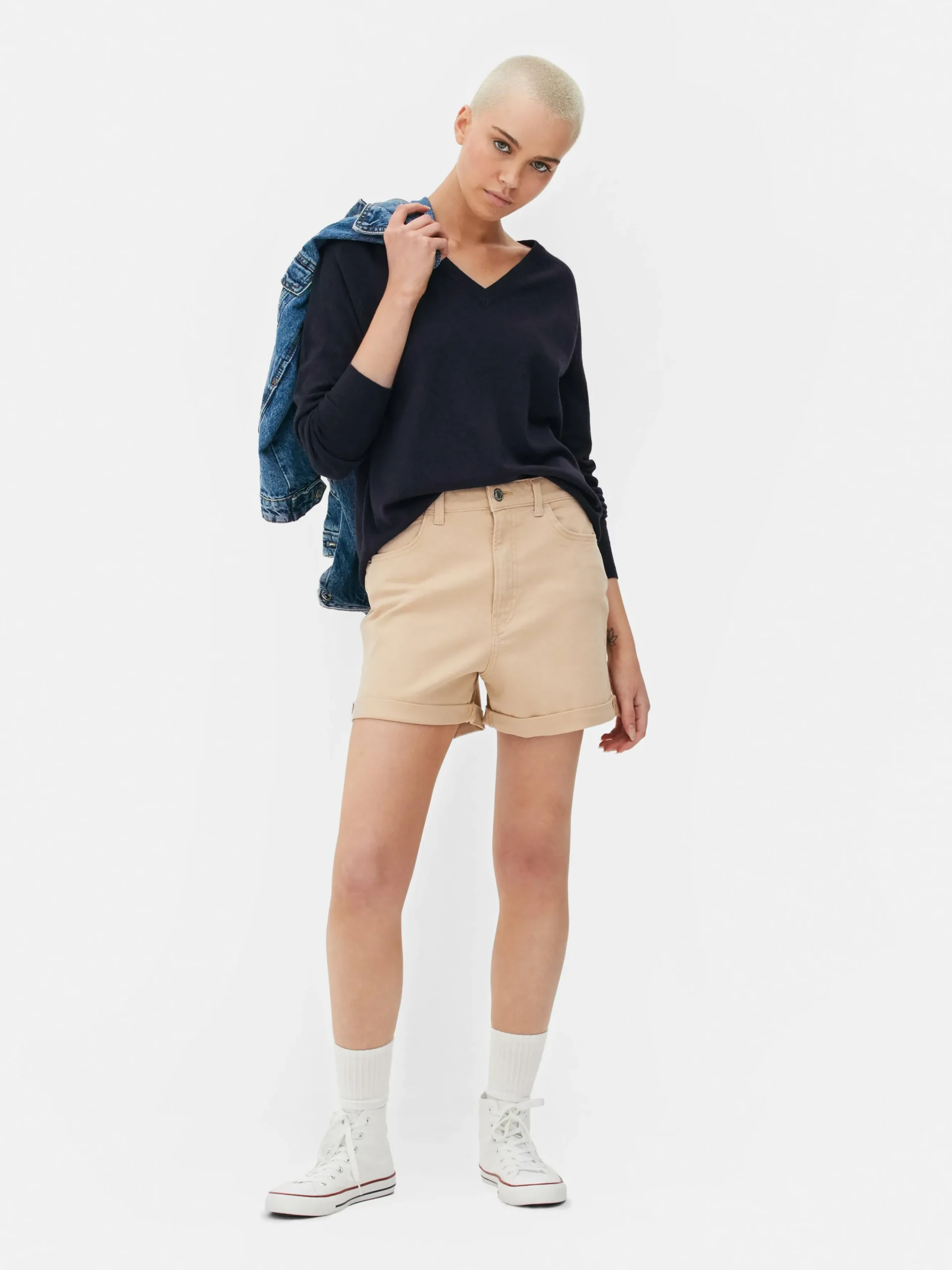 Basic Trui Met V-hals