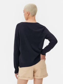 Basic Trui Met V-hals