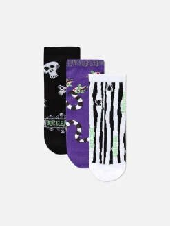 Beetlejuice Sneakersokken, 3 Paar