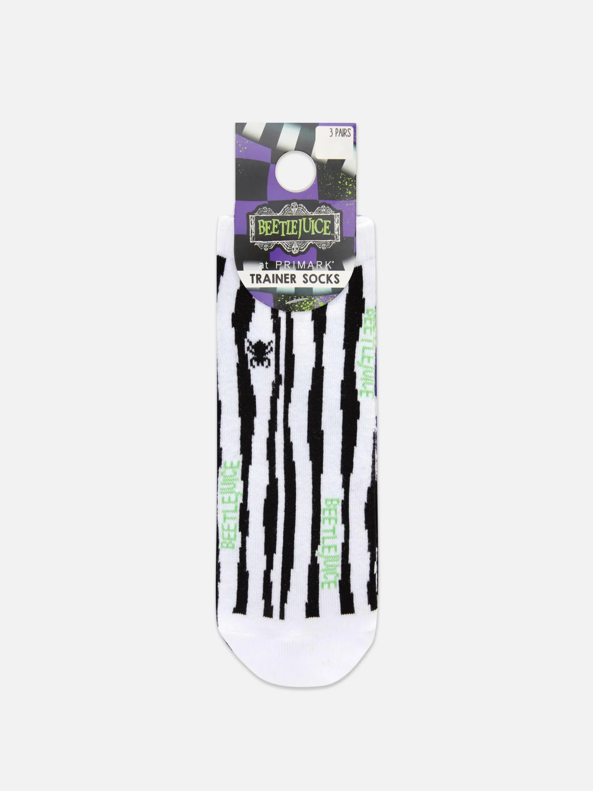 Beetlejuice Sneakersokken, 3 Paar
