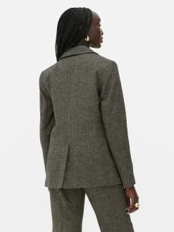 Blazer Met Visgraatmotief Rita Ora