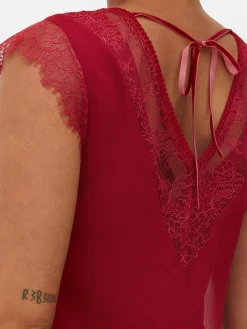 Blouse Met Kanten Rand Beetlejuice X Colleen Atwood