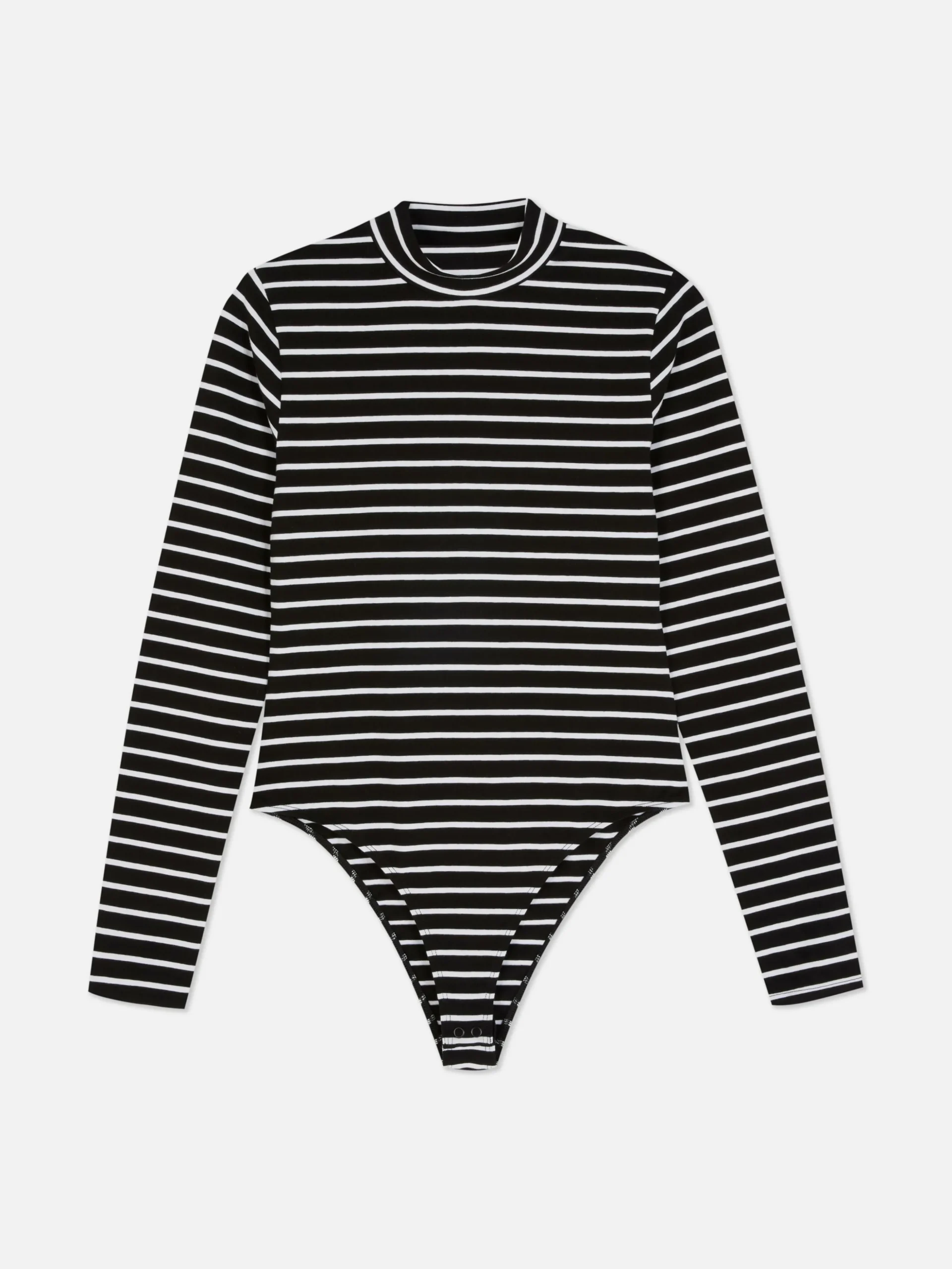 Bodysuit Met Rolkraag En Lange Mouwen