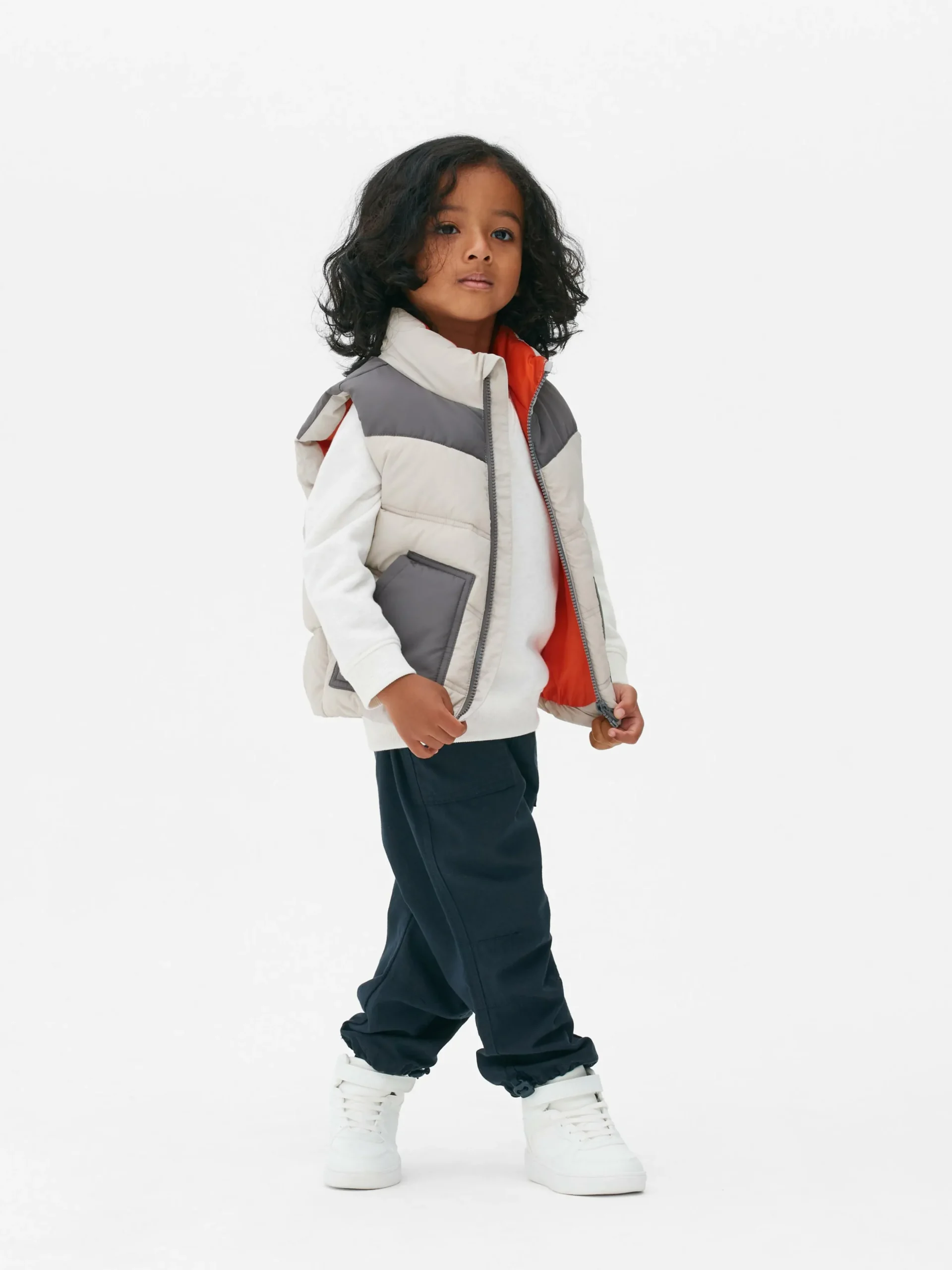 Bodywarmer Met Kleurvlakken
