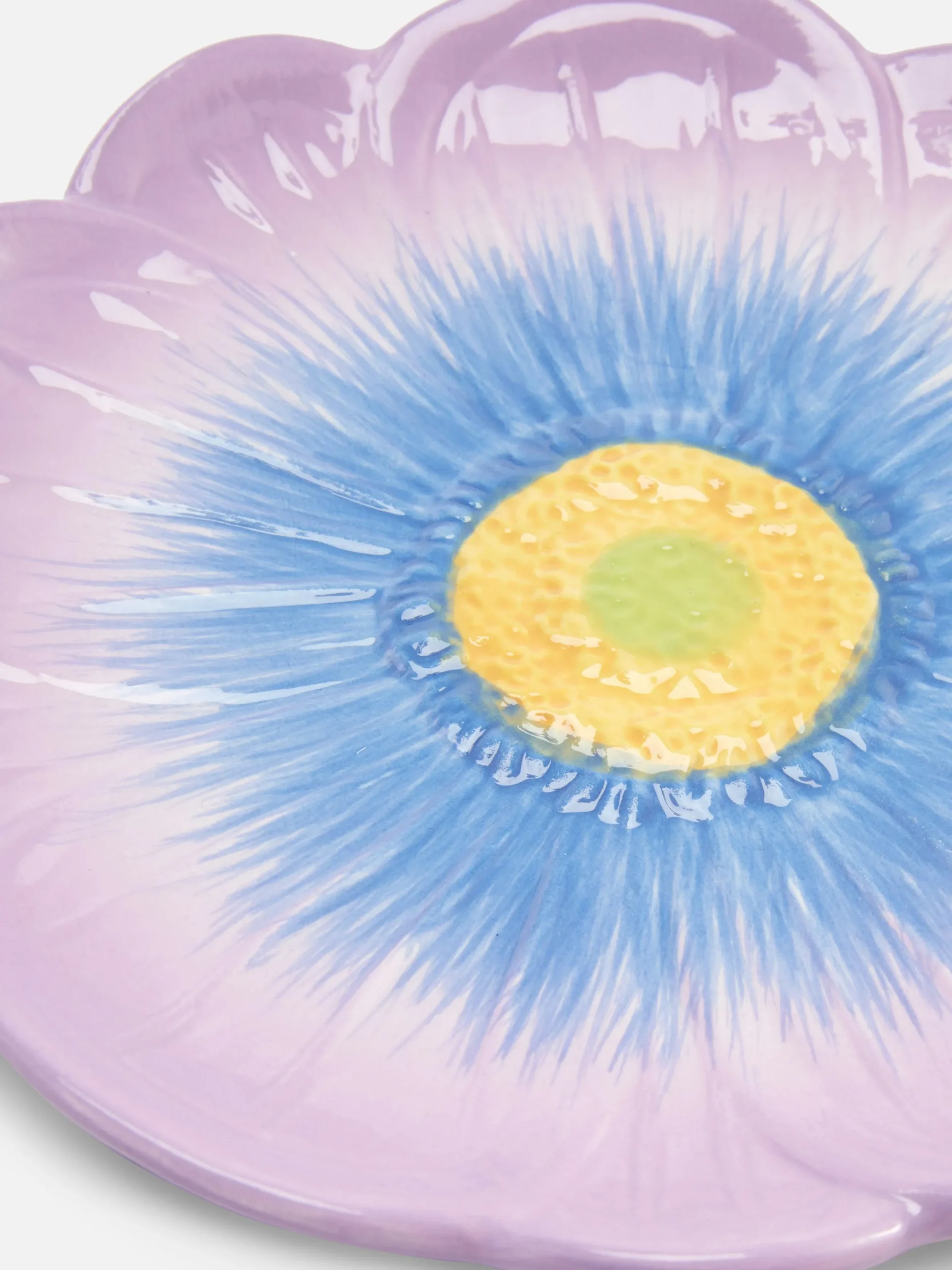 Bordje Met Bloementextuur