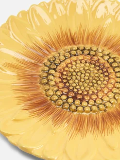Bordje Met Bloementextuur