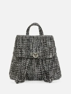 Bouclé Minirugzak Met Textuur