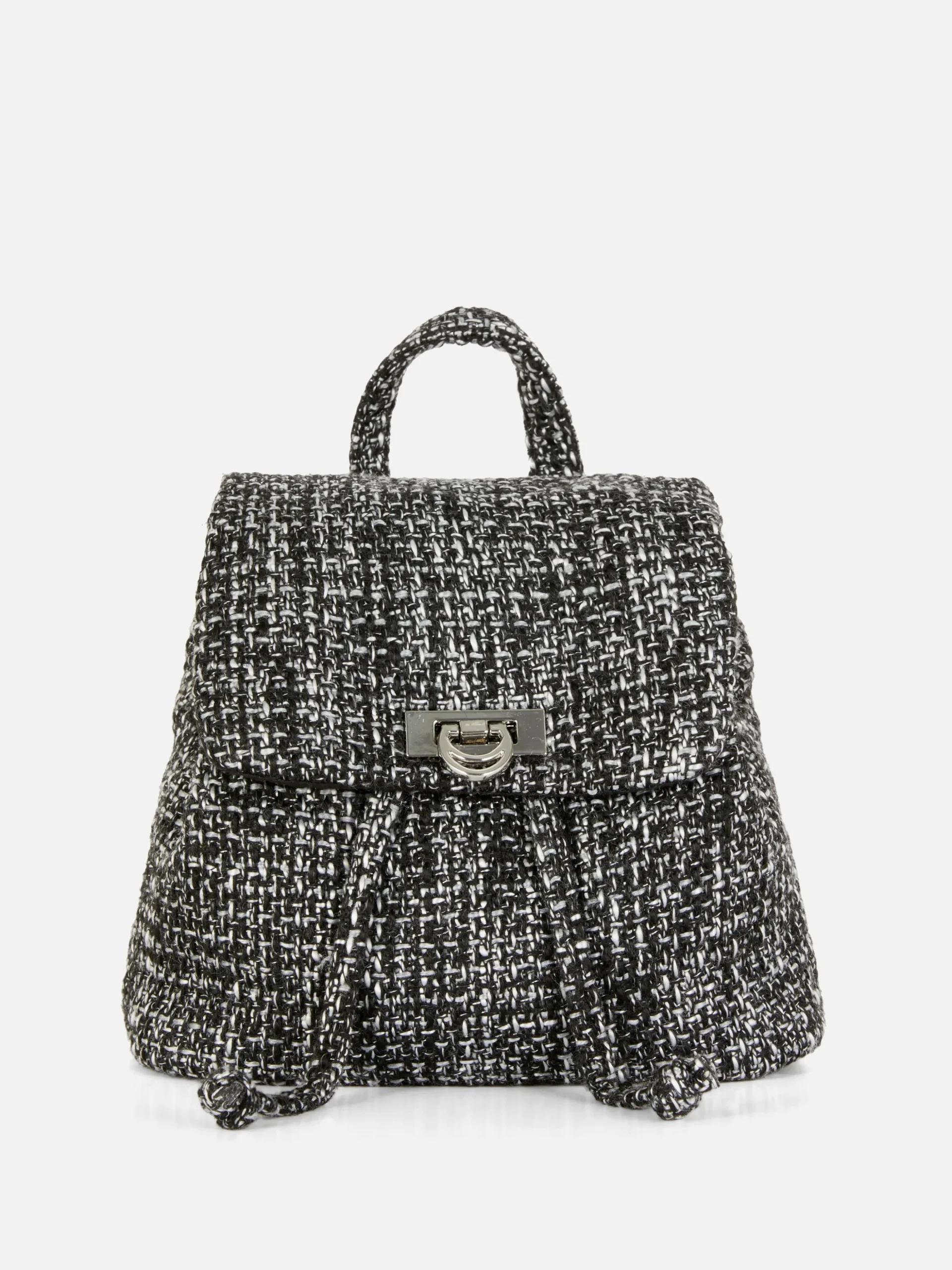 Bouclé Minirugzak Met Textuur