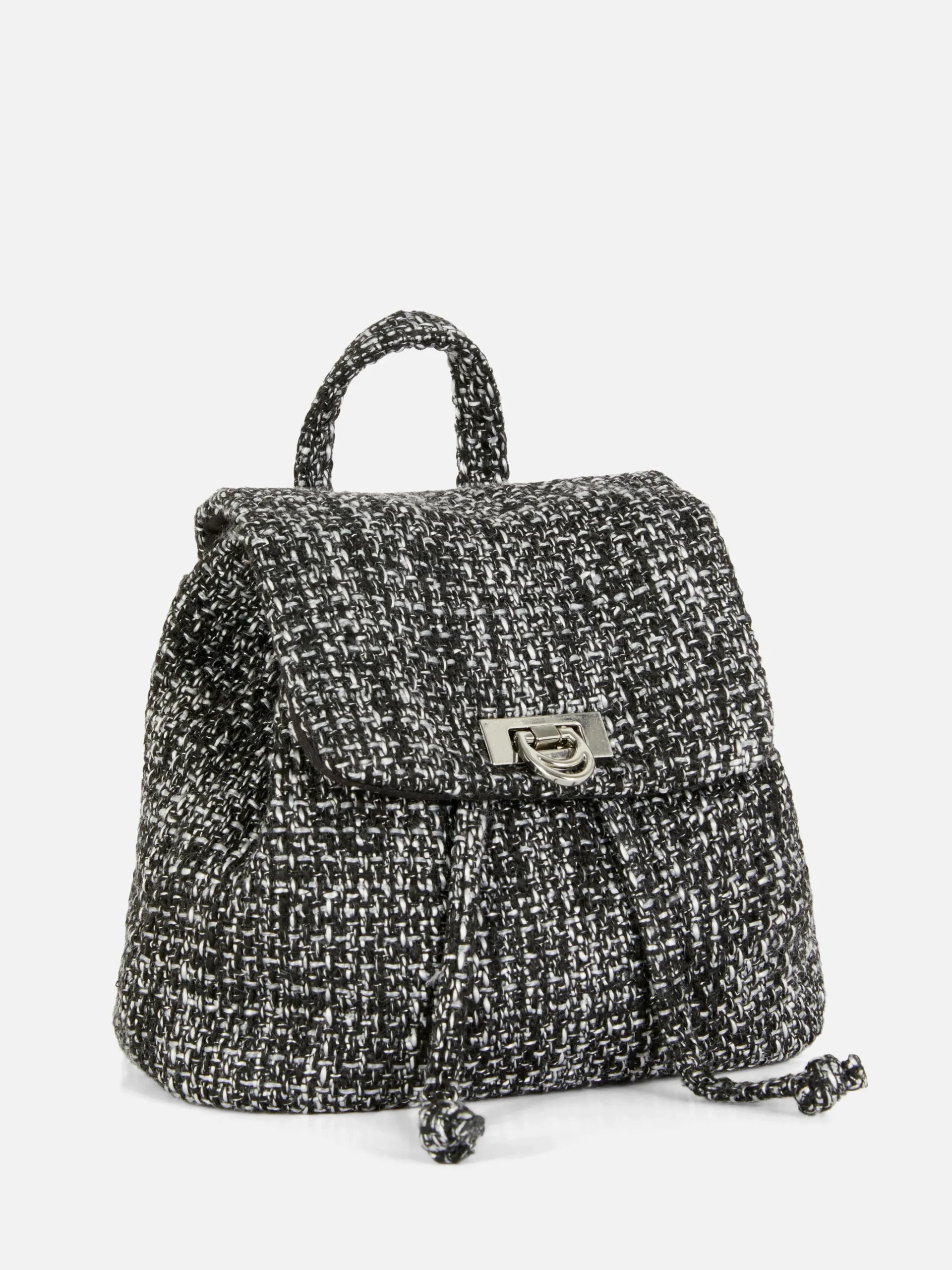 Bouclé Minirugzak Met Textuur
