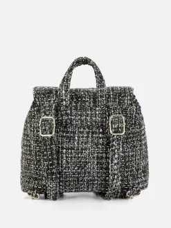 Bouclé Minirugzak Met Textuur