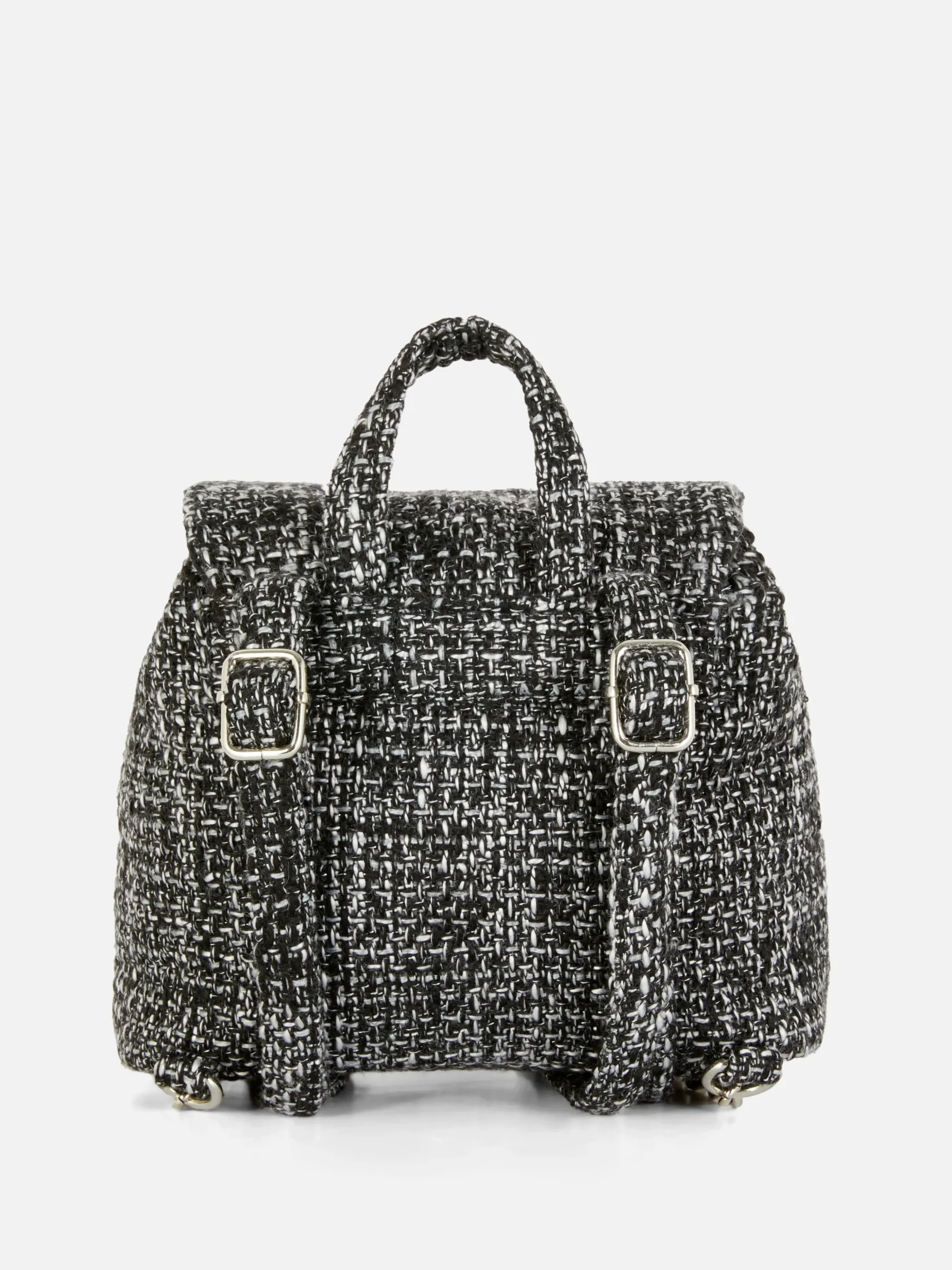 Bouclé Minirugzak Met Textuur