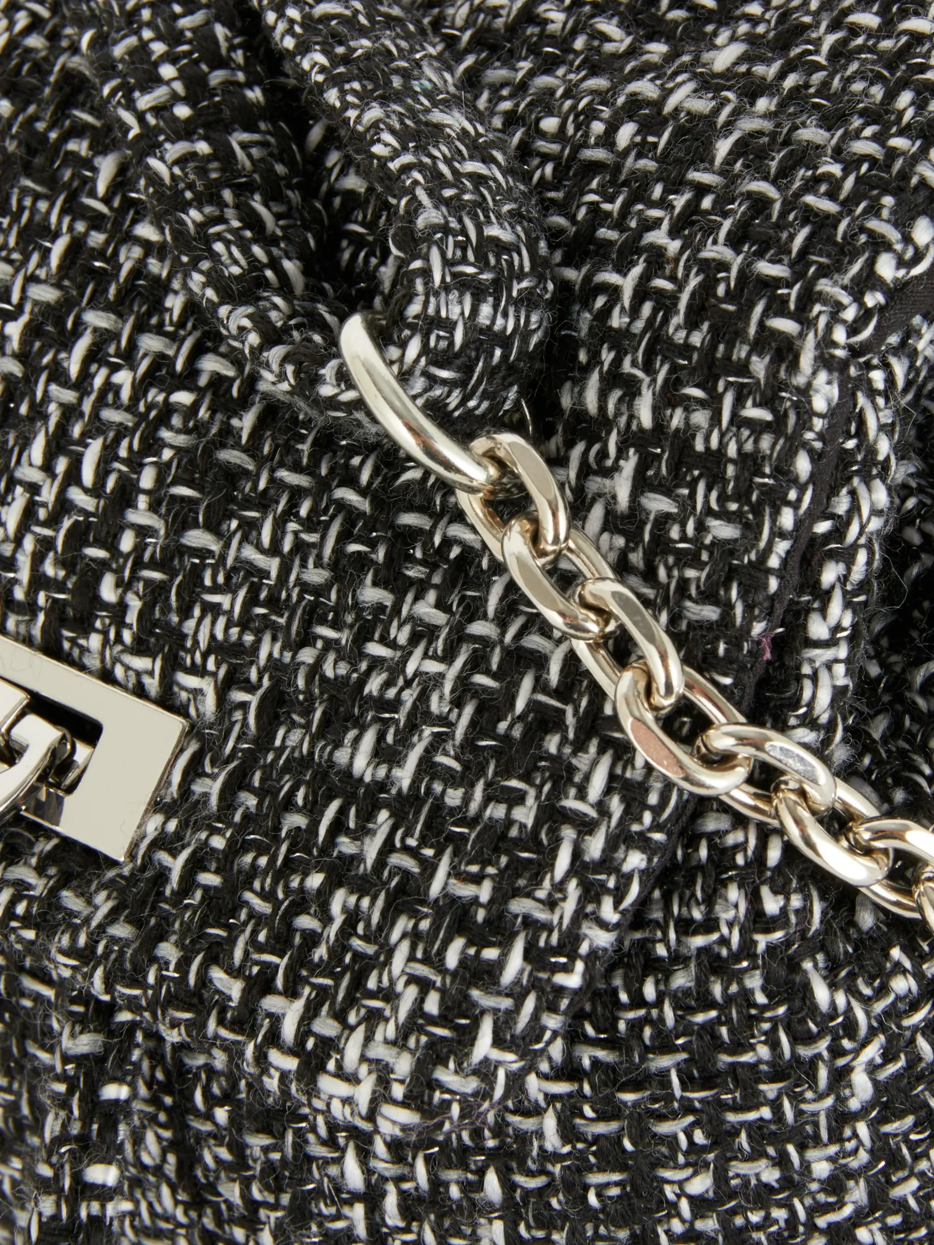 Bouclé Minirugzak Met Textuur