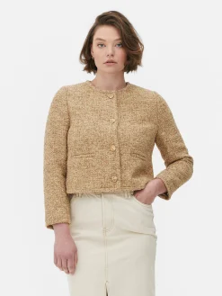Bouclé Stitch-jas