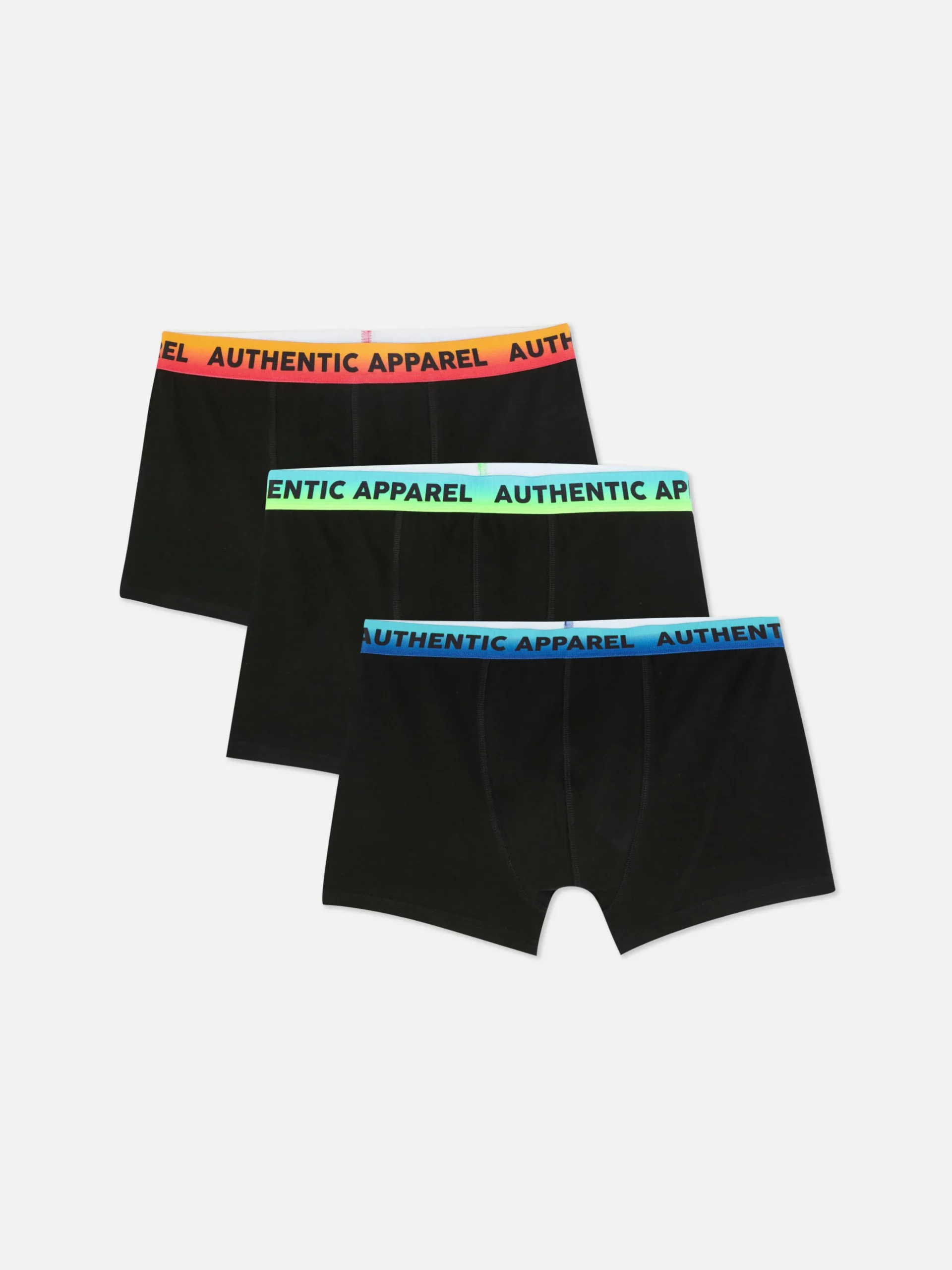 Boxershort Met Kleurverloop Op Tailleband, Set Van 3
