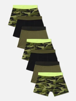 Boxershorts Met Camouflageprint, Set Van 7